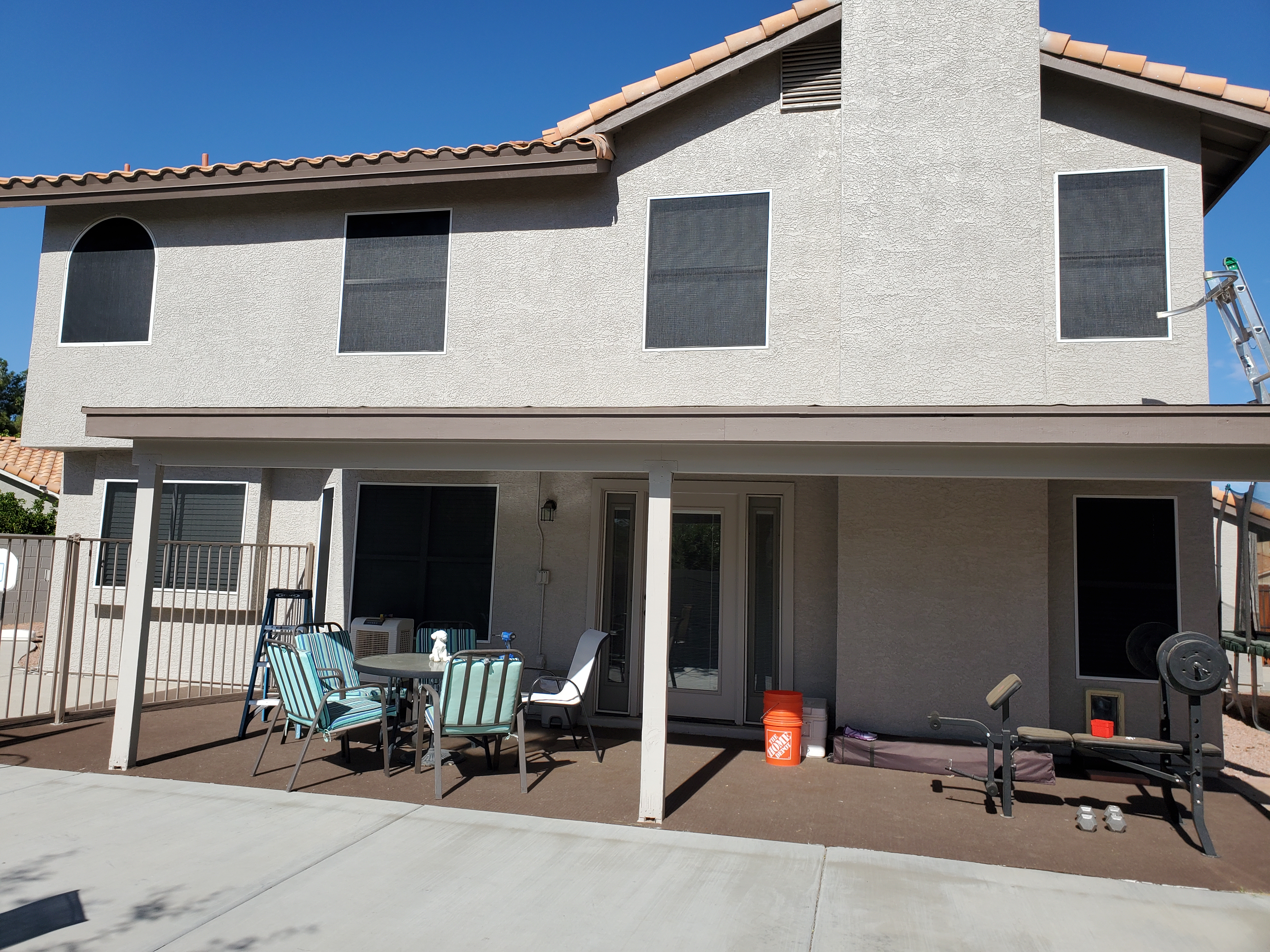 Sunscreen installation - completed project